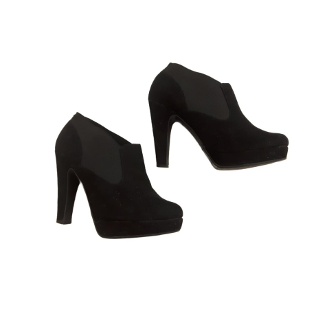 NEW LOOK eleganckie BOTKI SZPILKI zamszowe CZ | Lapciucha.pl