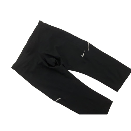NIKE sportowe LEGGINSY z odblaskami CZARNE wy | Lapciucha.pl