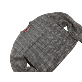 STRADIVARIUS dzianinowa BLUZA oversizowa KRAT | Lapciucha.pl