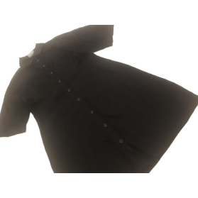 ASOS bawełniana SUKIENKA koszulowa MINI czarn | Lapciucha.pl