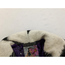DESIGUAL wełniany PŁASZCZ elegancki WZORY zim | Lapciucha.pl
