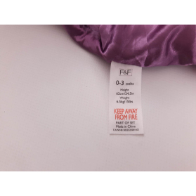 F&F futrzany ŻAKIET z kokardą _ 62cm | Lapciucha.pl