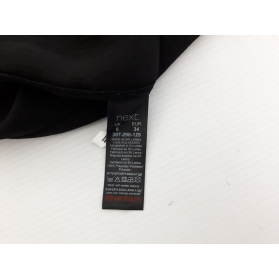 NEXT elegancka BLUZKA z falbaną MODNA czarna | Lapciucha.pl