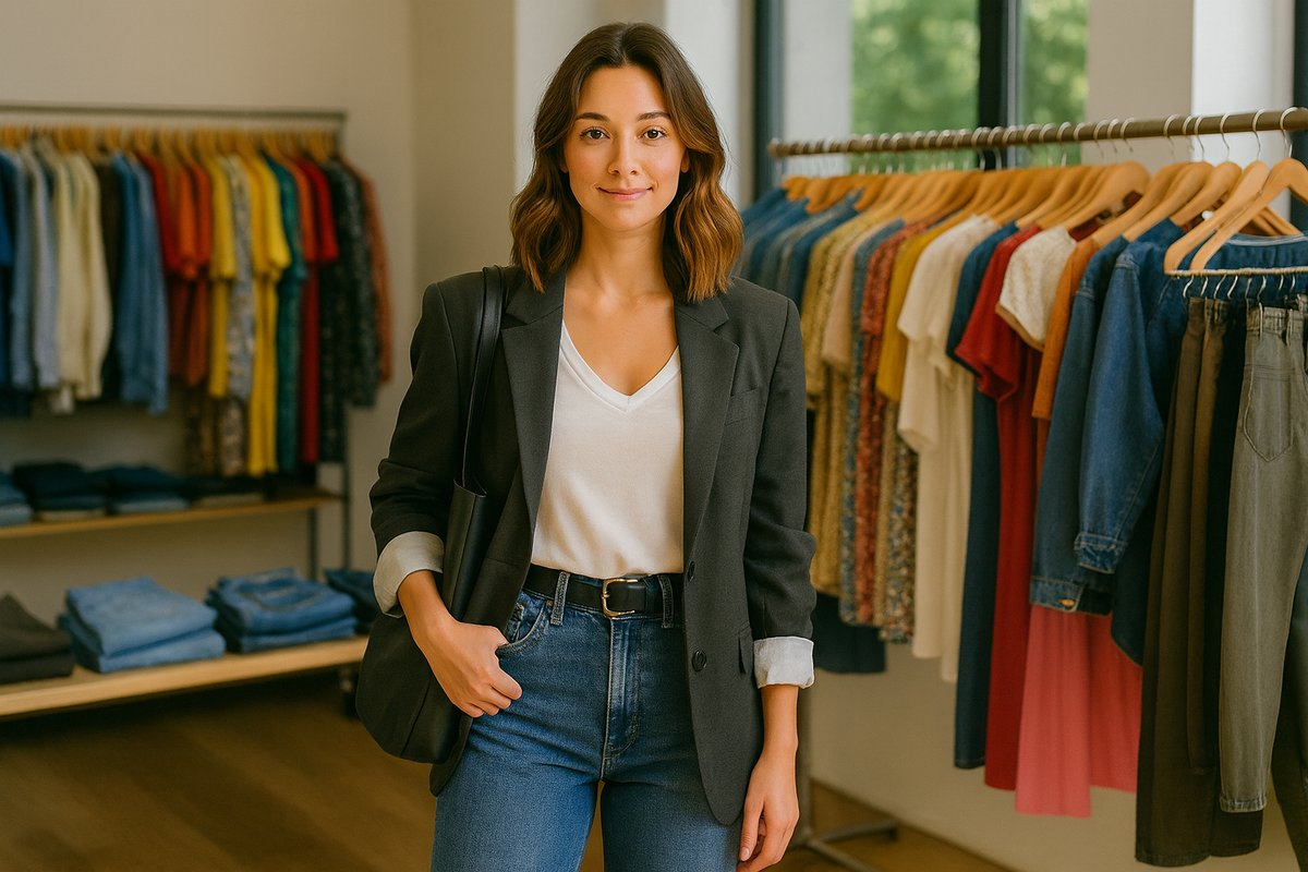 Jak ubrać się modnie do pracy z używanych ubrań