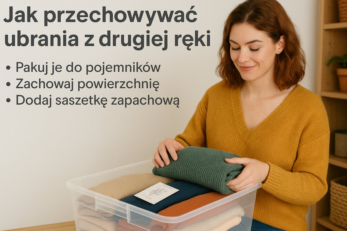 Jak przechowywać ubrania z drugiej ręki