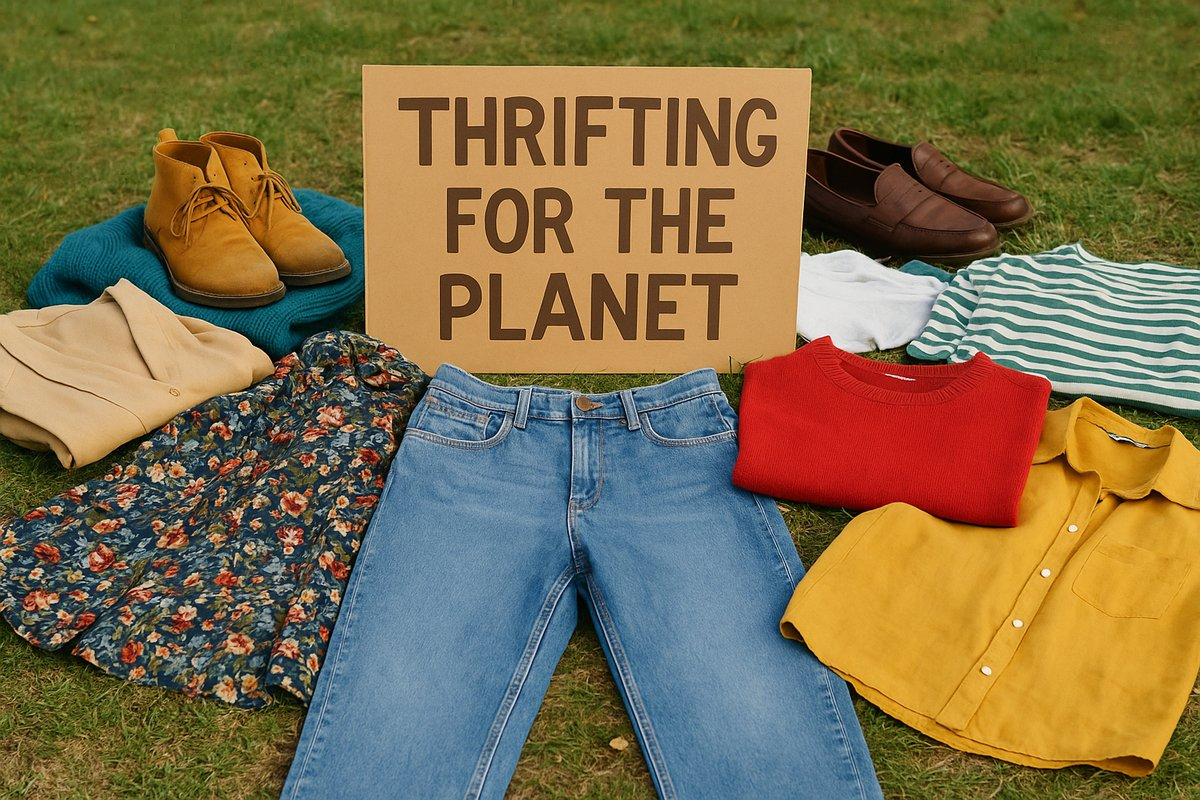 Dlaczego kupowanie używanych ubrań to akt troski o planetę