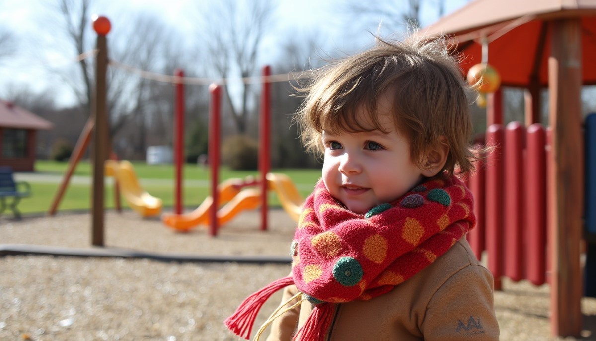 Jak dobrać odpowiednią długość i grubość szalika dziecięcego z second handu?
