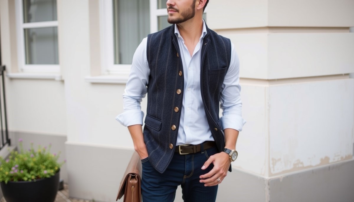 Jak nosić kamizelkę w stylu smart casual?