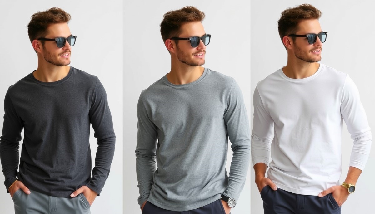 Jak stylizować koszulki z długim rękawem z second hand w casualowych outfitach?