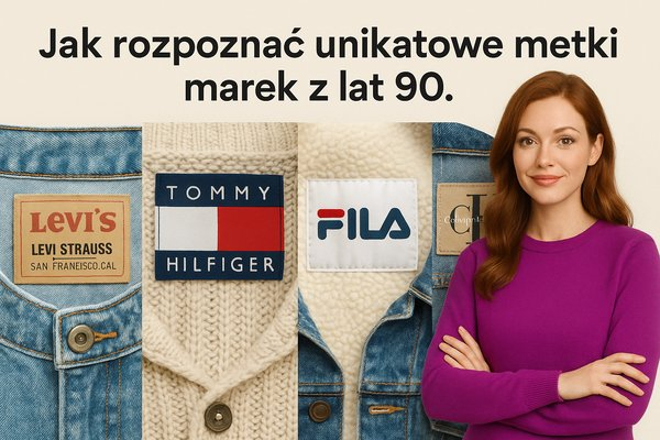Jak rozpoznać unikatowe metki marek z lat 90.