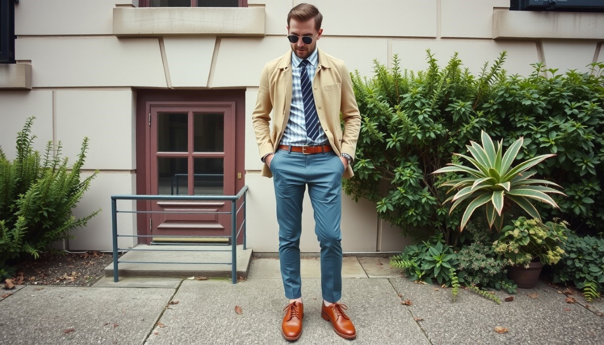 Męskie stylizacje vintage z second handu, które wracają do mody
