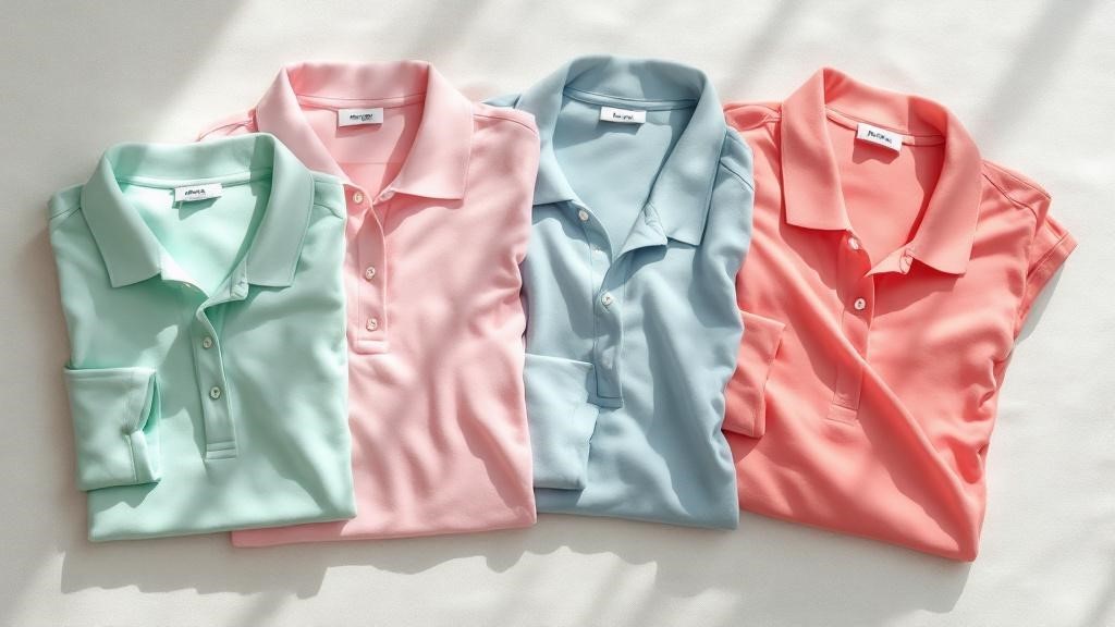 Najmodniejsze kolory koszulek polo w second handach w tym sezonie