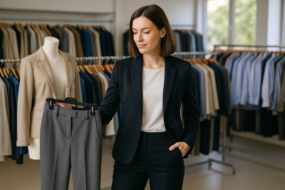 Stylizacje do biura z ubrań z drugiej ręki