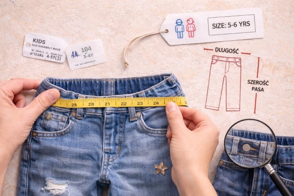 Jak dobrać rozmiar jeansów dziecięcych z second handu, aby były komfortowe?
