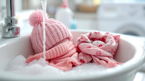 Jak prać i dezynfekować używane czapki oraz chustki dziecięce?