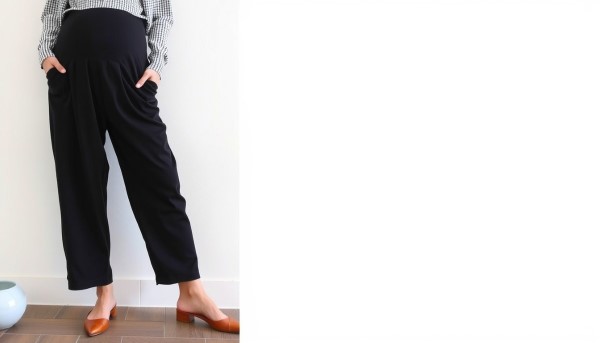Jak stylizować spodnie ciążowe casual z second hand na co dzień i do pracy?
