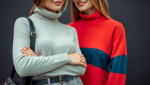 Stylizacje z golfem na chłodne dni — inspiracje z odzieży używanej