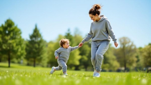 Stylizacje z używanymi kompletami dresowymi – inspiracje dla rodziców