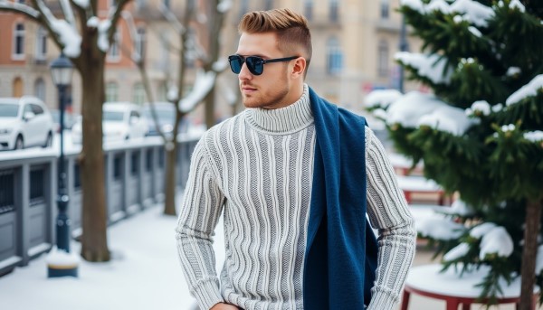 Swetry męskie zimowe z odzieży używanej – które naprawdę grzeją?